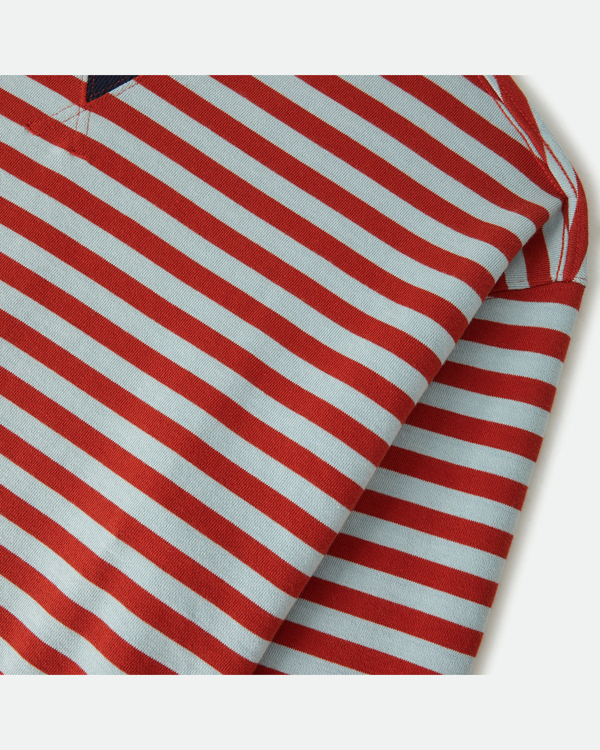 RETRO LONG SLEEVE CREW - SEA GRASS/RUST