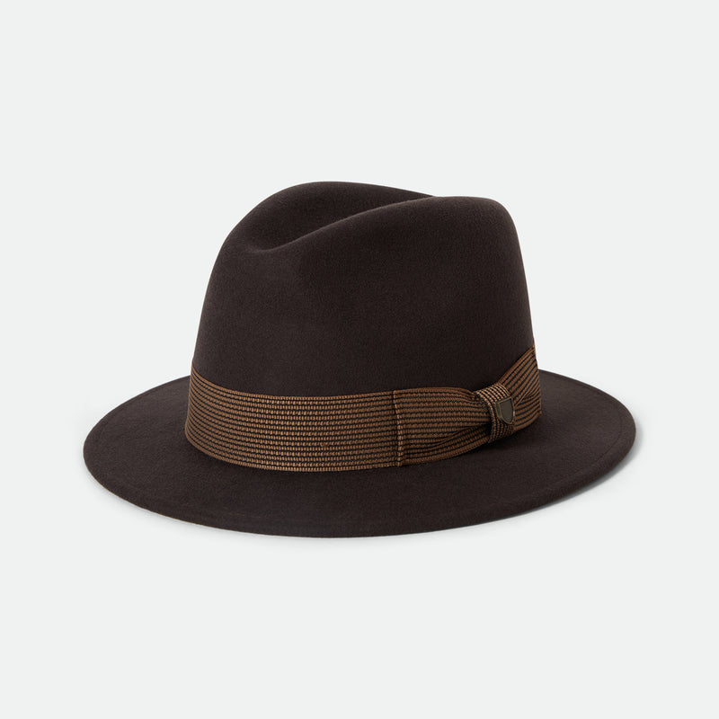 ROMA FEDORA - CHOCOLATE/BRONZE