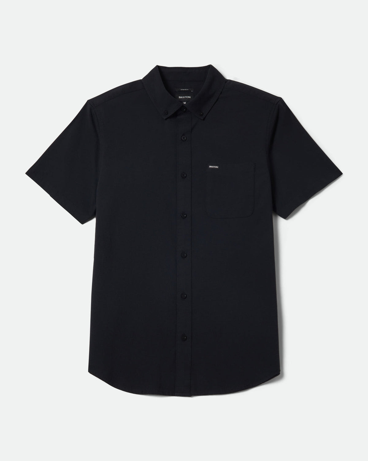 SANFORD OXFORD S/S WVN - BLACK