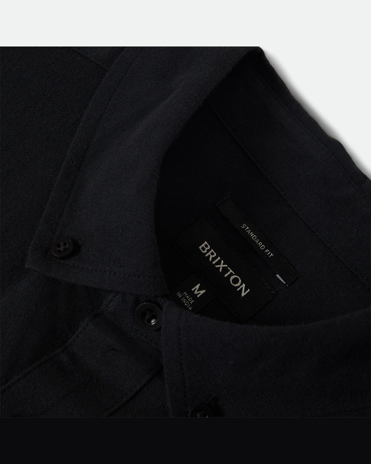 SANFORD OXFORD S/S WVN - BLACK