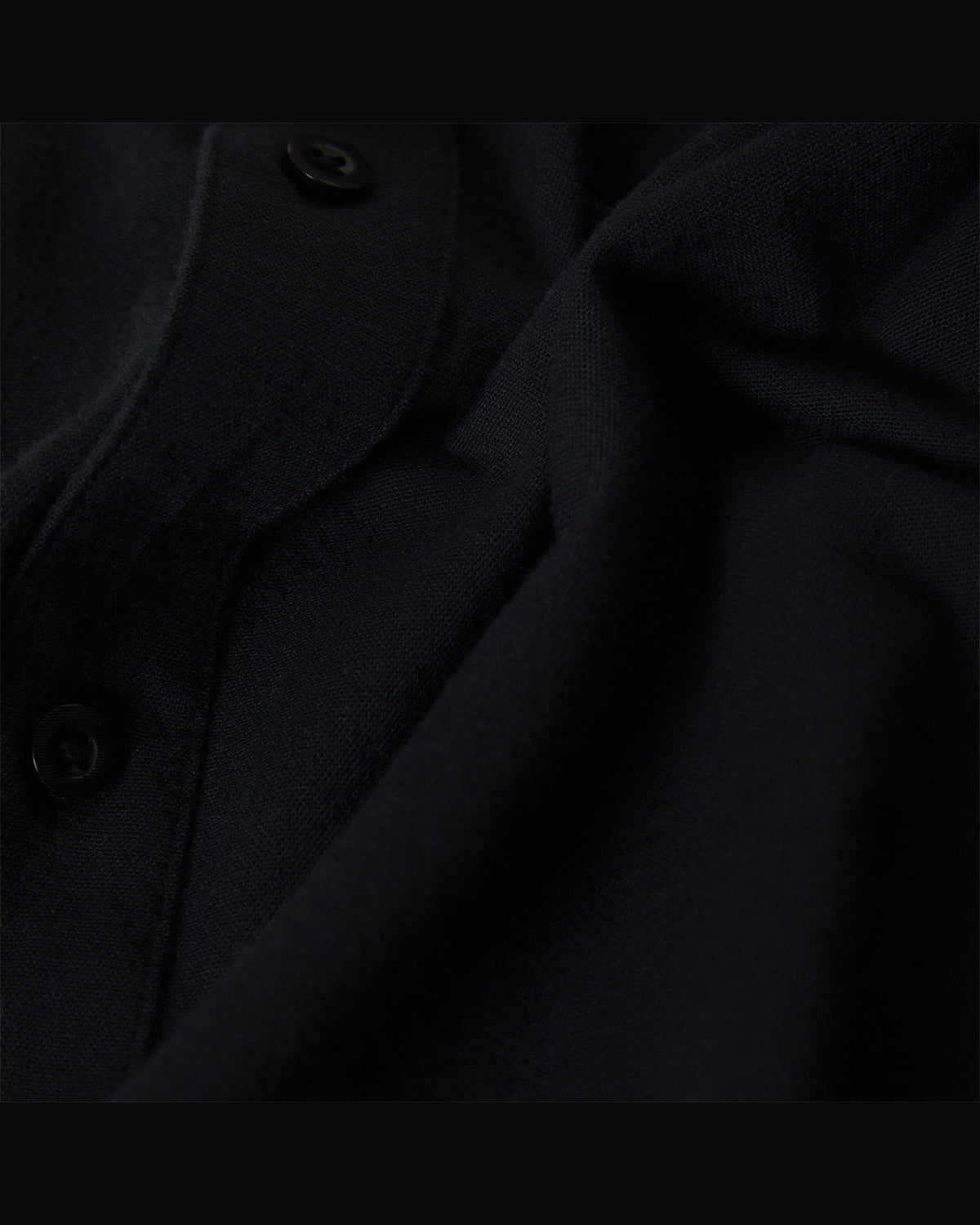 SANFORD OXFORD S/S WVN - BLACK
