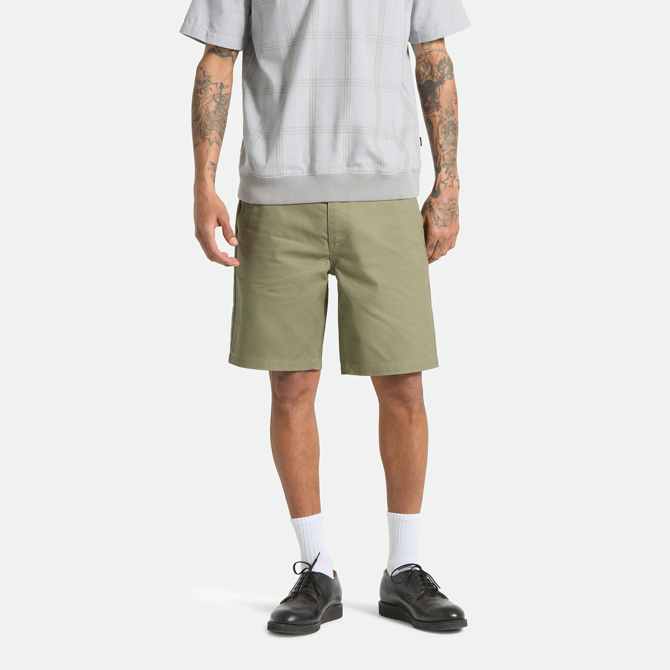 SANTO CHINO SHORT - OLIVE SURPLUS