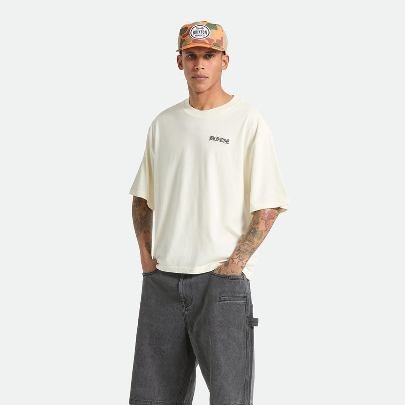 SERRANO S/S BOXED CROP - CREAM