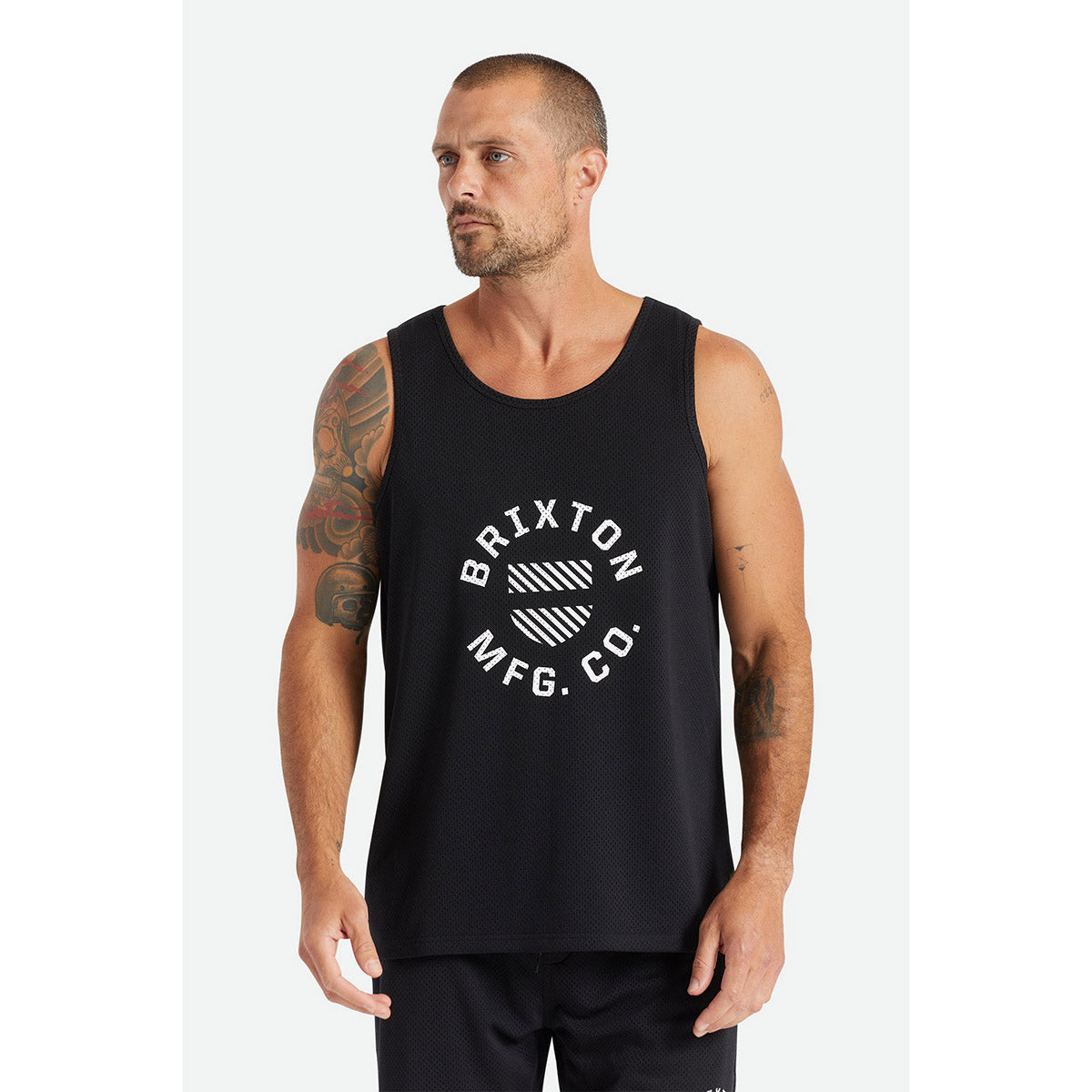 SHIELD CREST TANK-BLACK