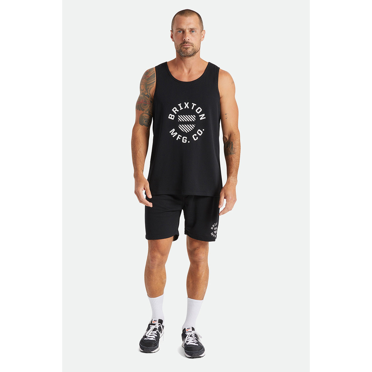 SHIELD CREST TANK-BLACK