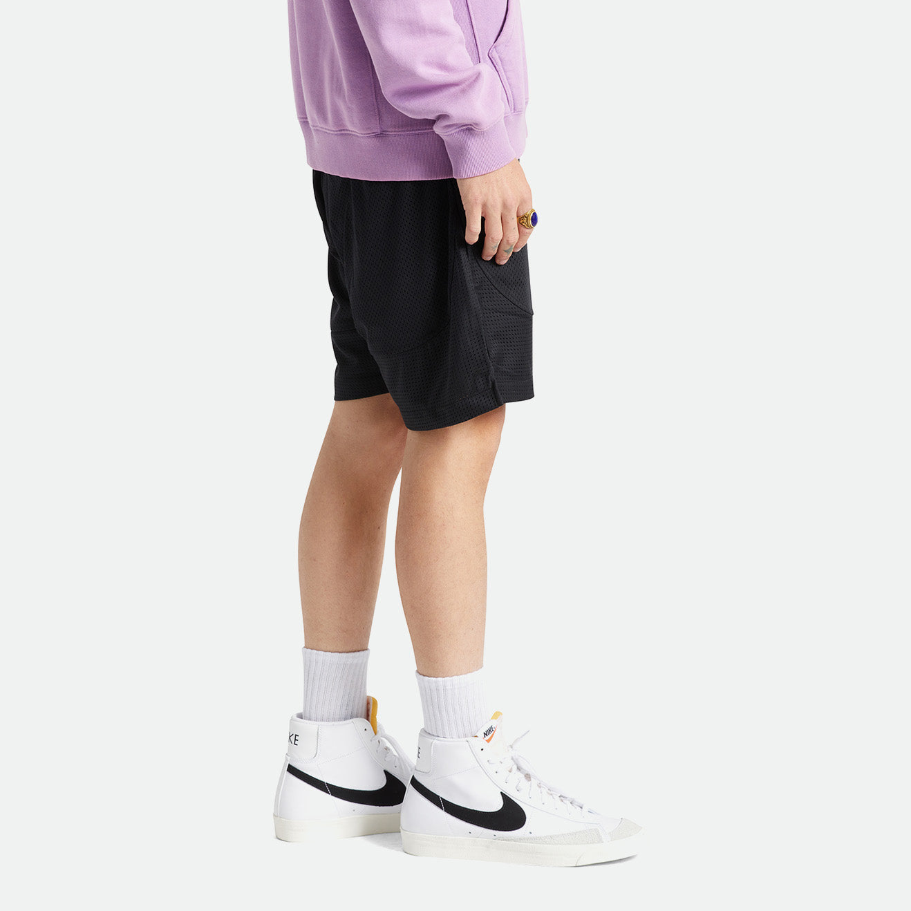 SHIELD MESH SHORT-BLACK