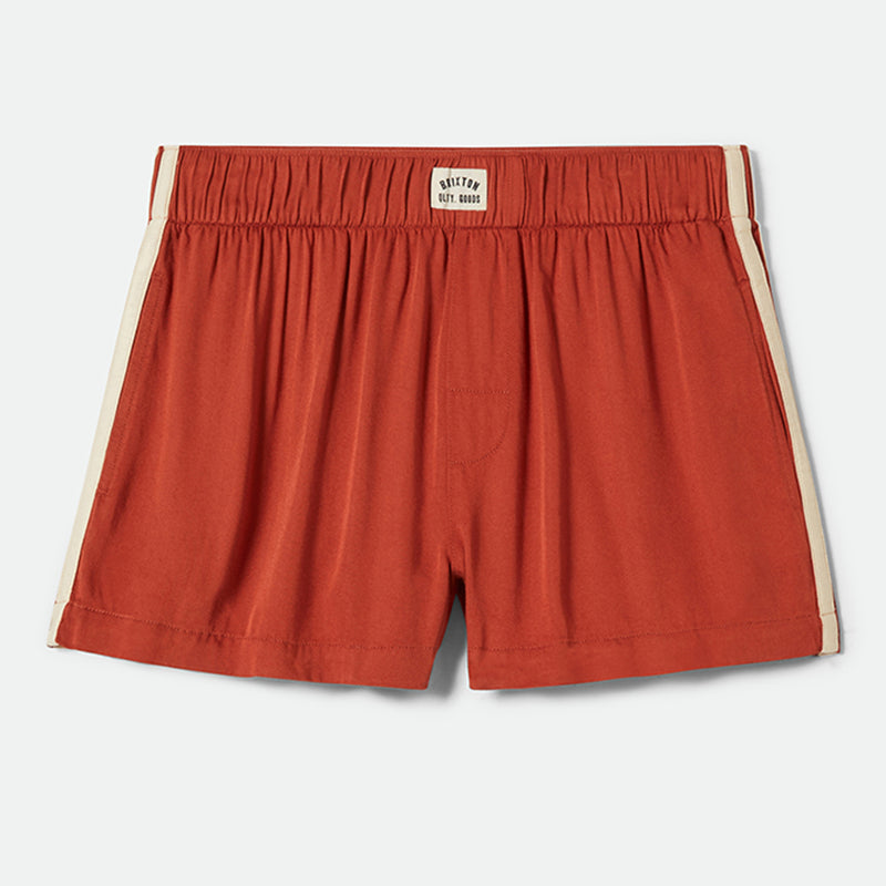 SILKY BOXER SHORT-BURNT BRICK