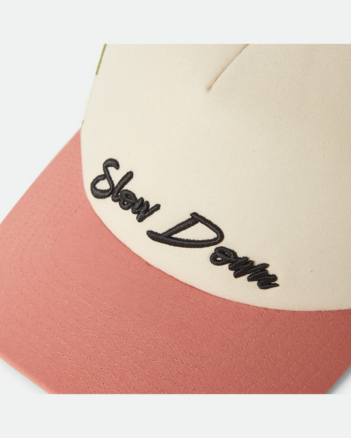 SLOW DOWN MP SNAPBACK - SUBLIME GREEN GINGHAM/WHITECAP/ITALIAN CLAY