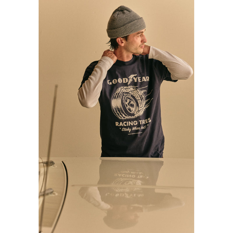 GOODYEAR CHEATER SLICK S/S STD - NAVY