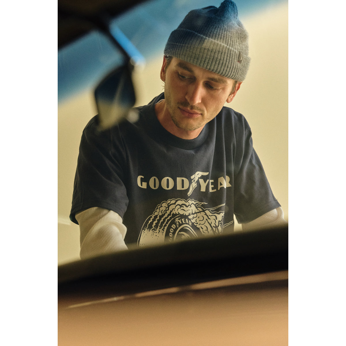GOODYEAR CHEATER SLICK S/S STD - NAVY