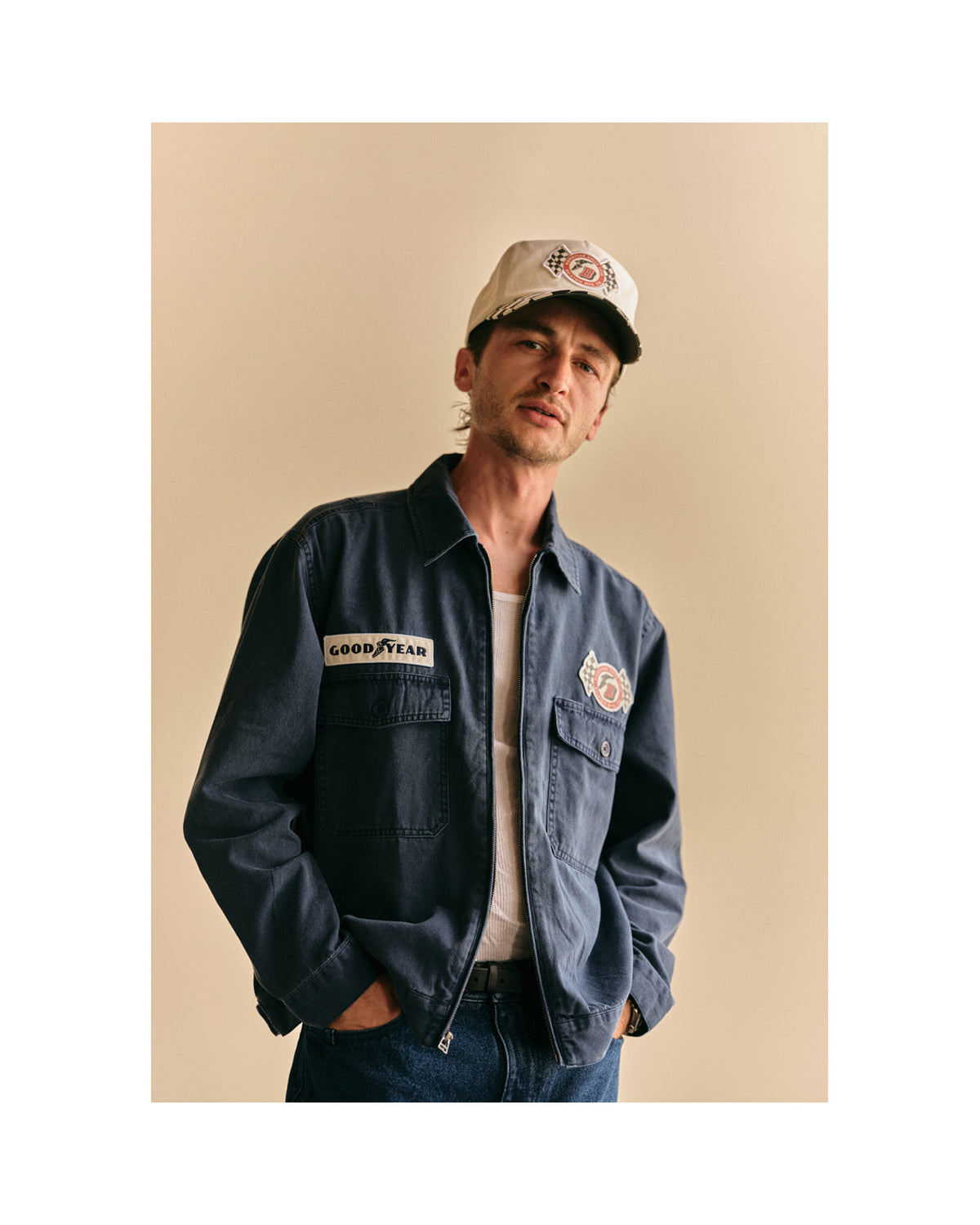 GOODYEAR SPEEDWAY HP SNAPBACK - OFF WHITE