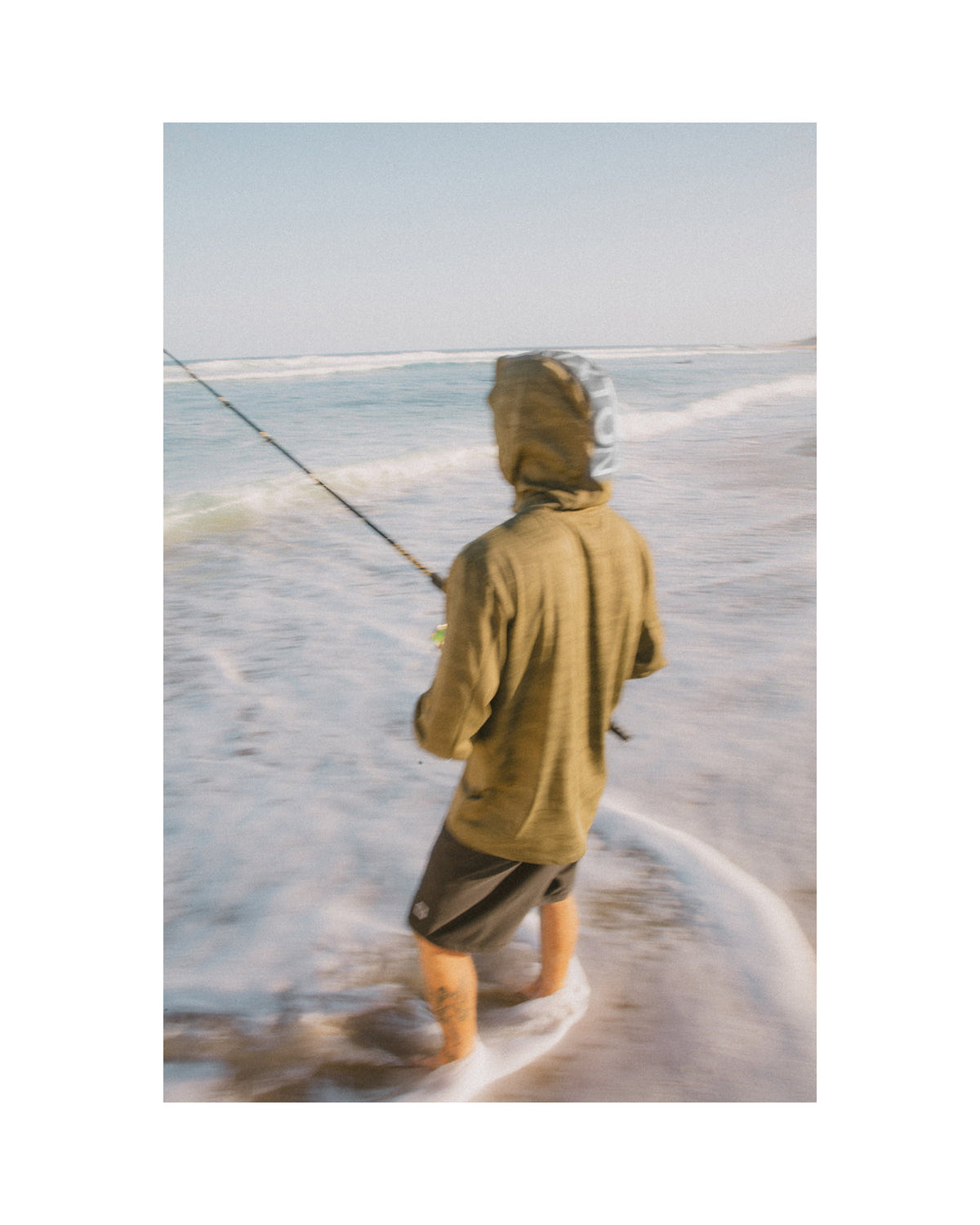 JOURNEY L/S SUN HOODIE - OLIVE TIGER CAMO
