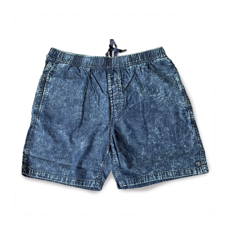 STEADY ELASTIC WB SHORT - NAVY ACID WASH