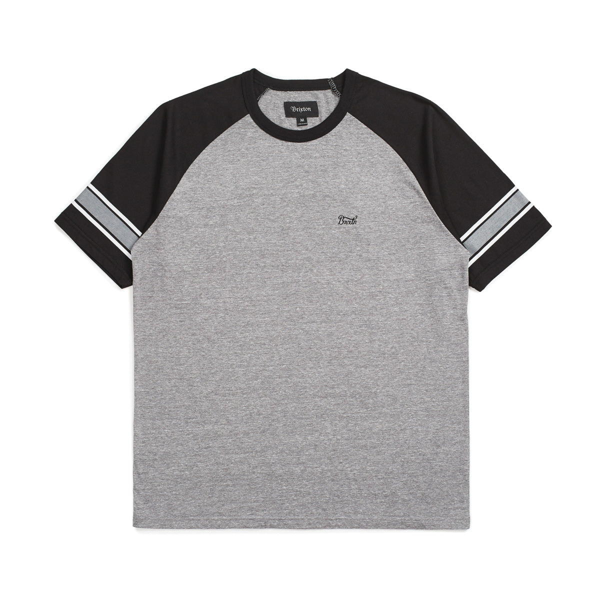 STITH II S/S KNIT - HEATHER GREY/BLACK