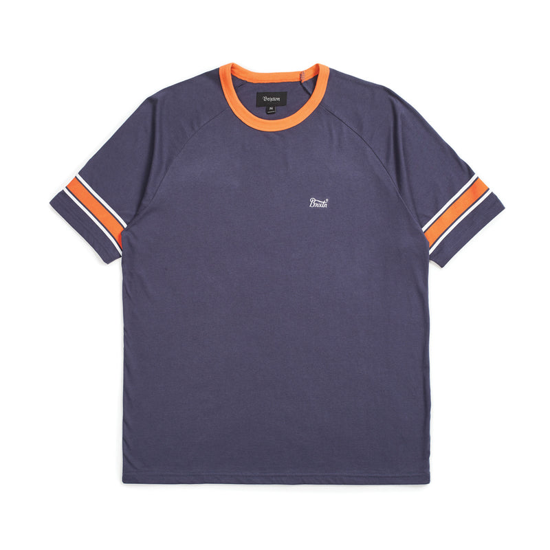 STITH II S/S KNIT - WASHED NAVY/TIGER