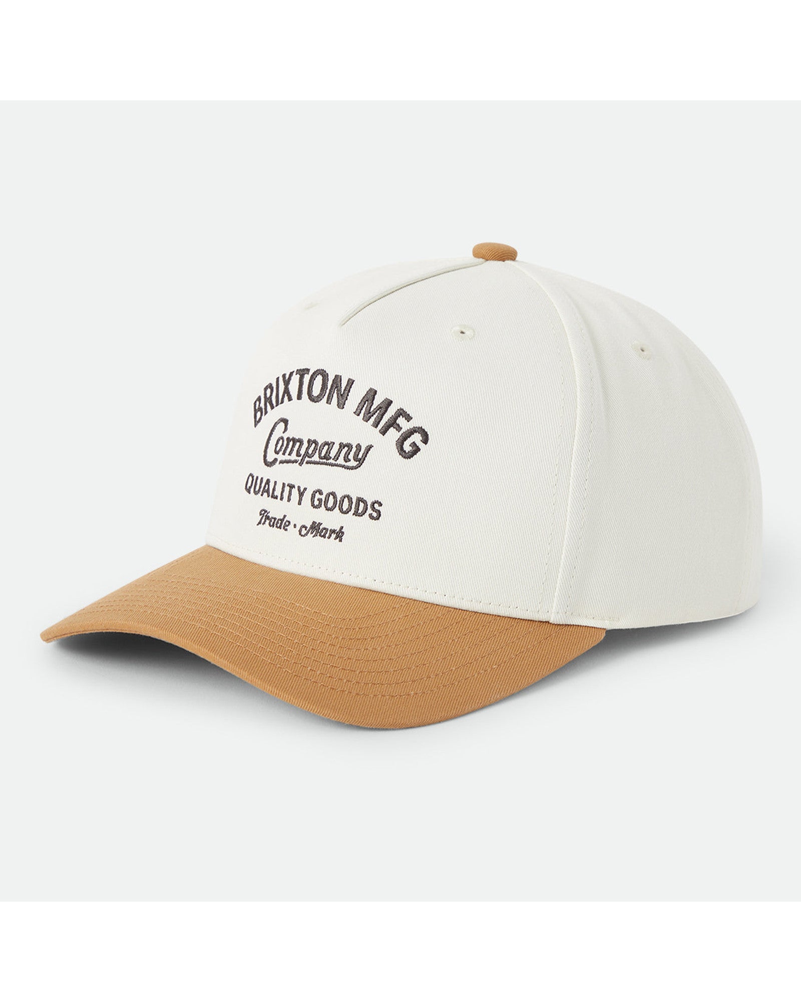STRATTON SNAPBACK - OFF WHITE/CARAMEL