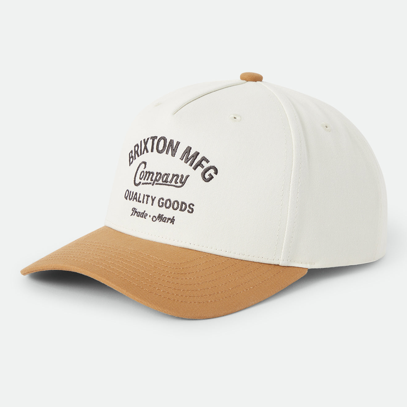 STRATTON SNAPBACK - OFF WHITE/CARAMEL