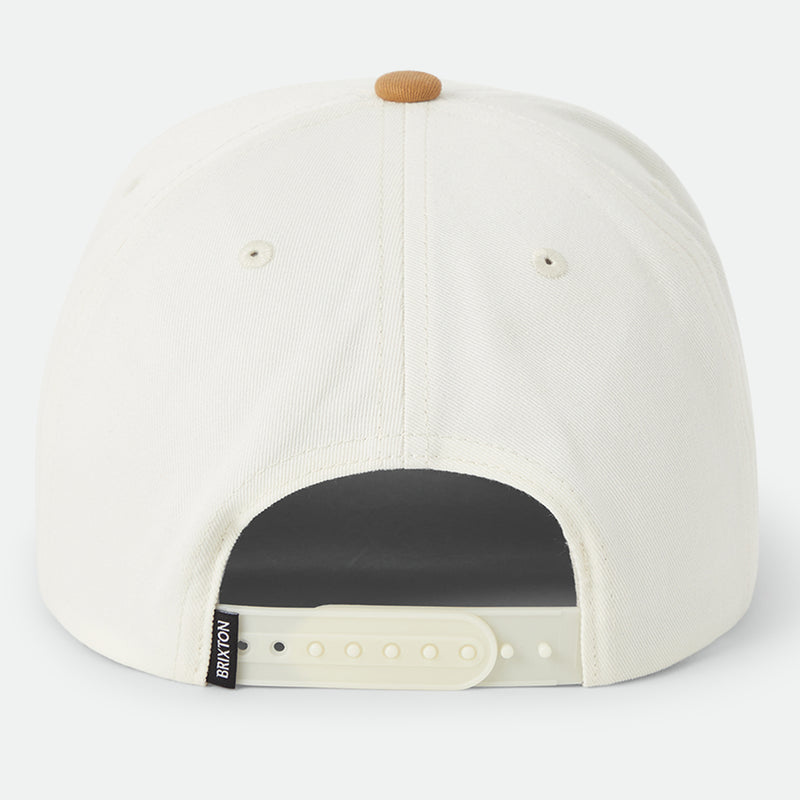 STRATTON SNAPBACK - OFF WHITE/CARAMEL