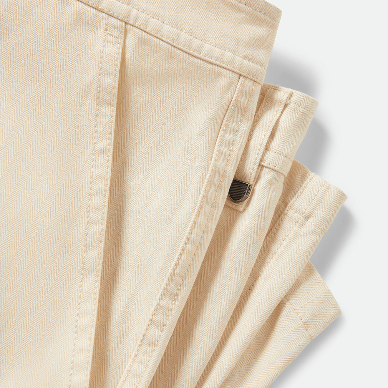 SURPLUS VW HERRINGBONE SHORT - WHITECAP
