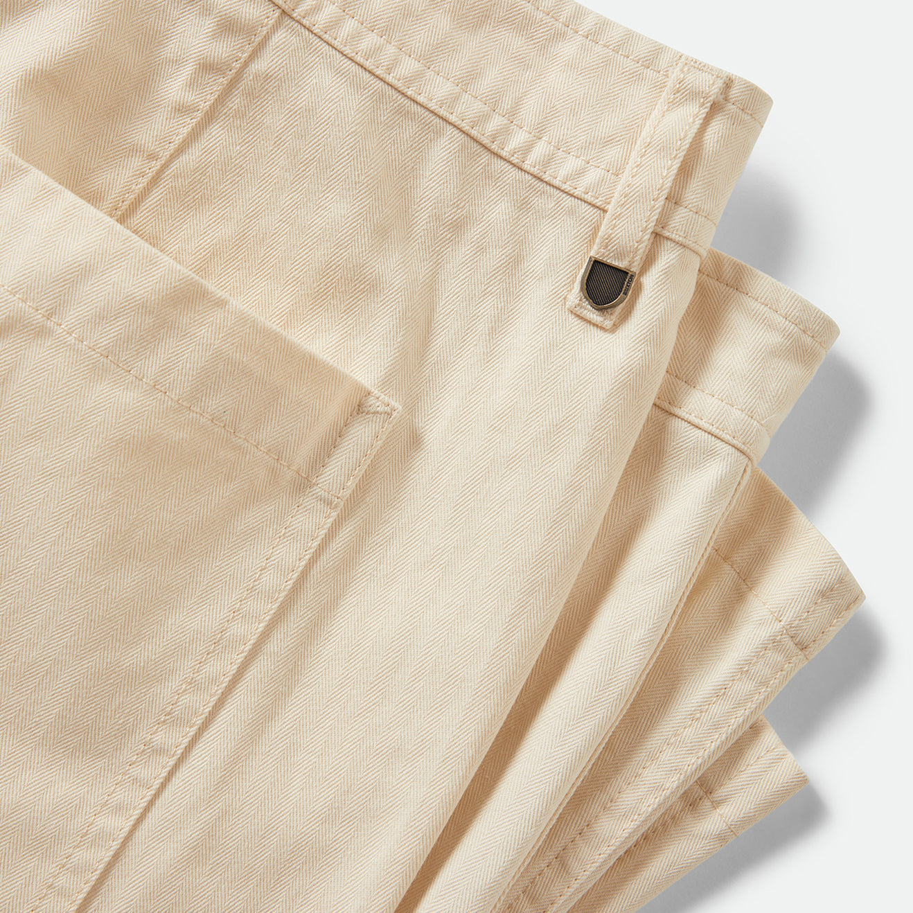 SURPLUS VW HERRINGBONE SHORT - WHITECAP