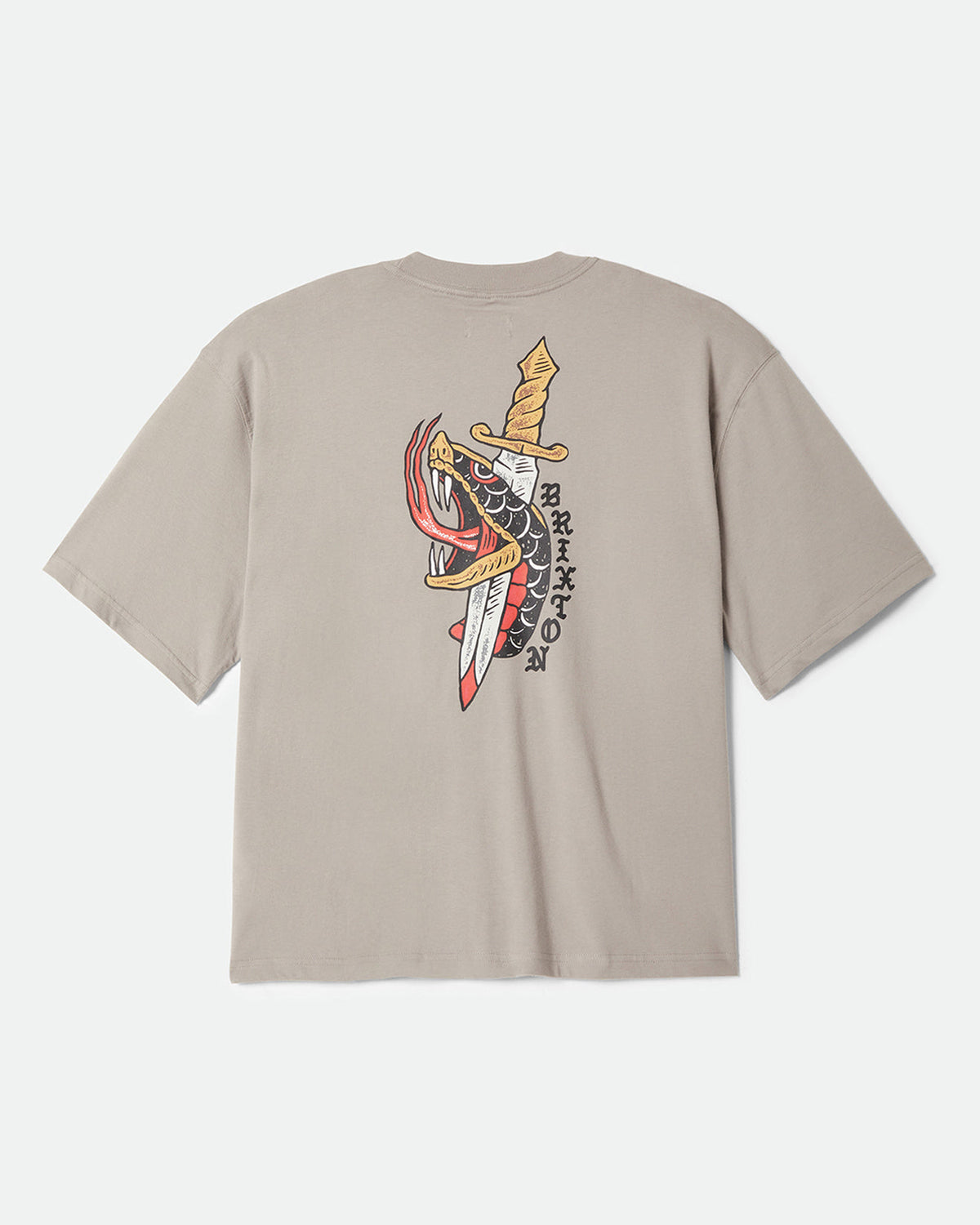 SWORD S/S BOXED CROP - PEBBLE STONE