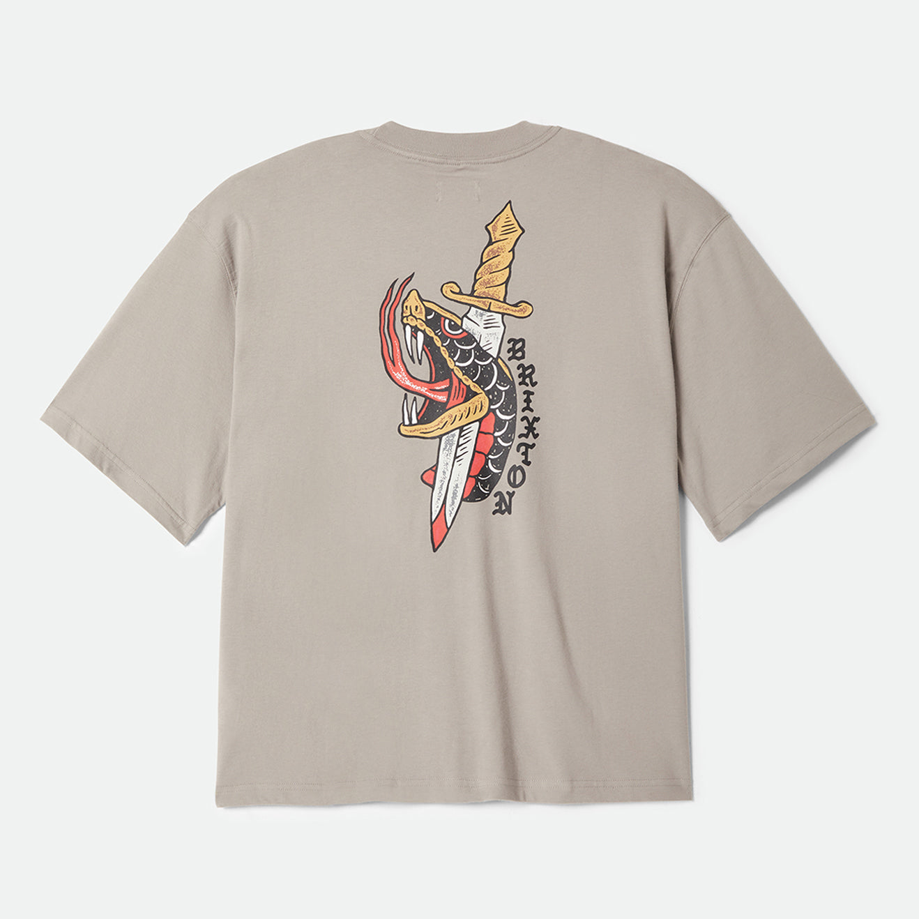 SWORD S/S BOXED CROP - PEBBLE STONE