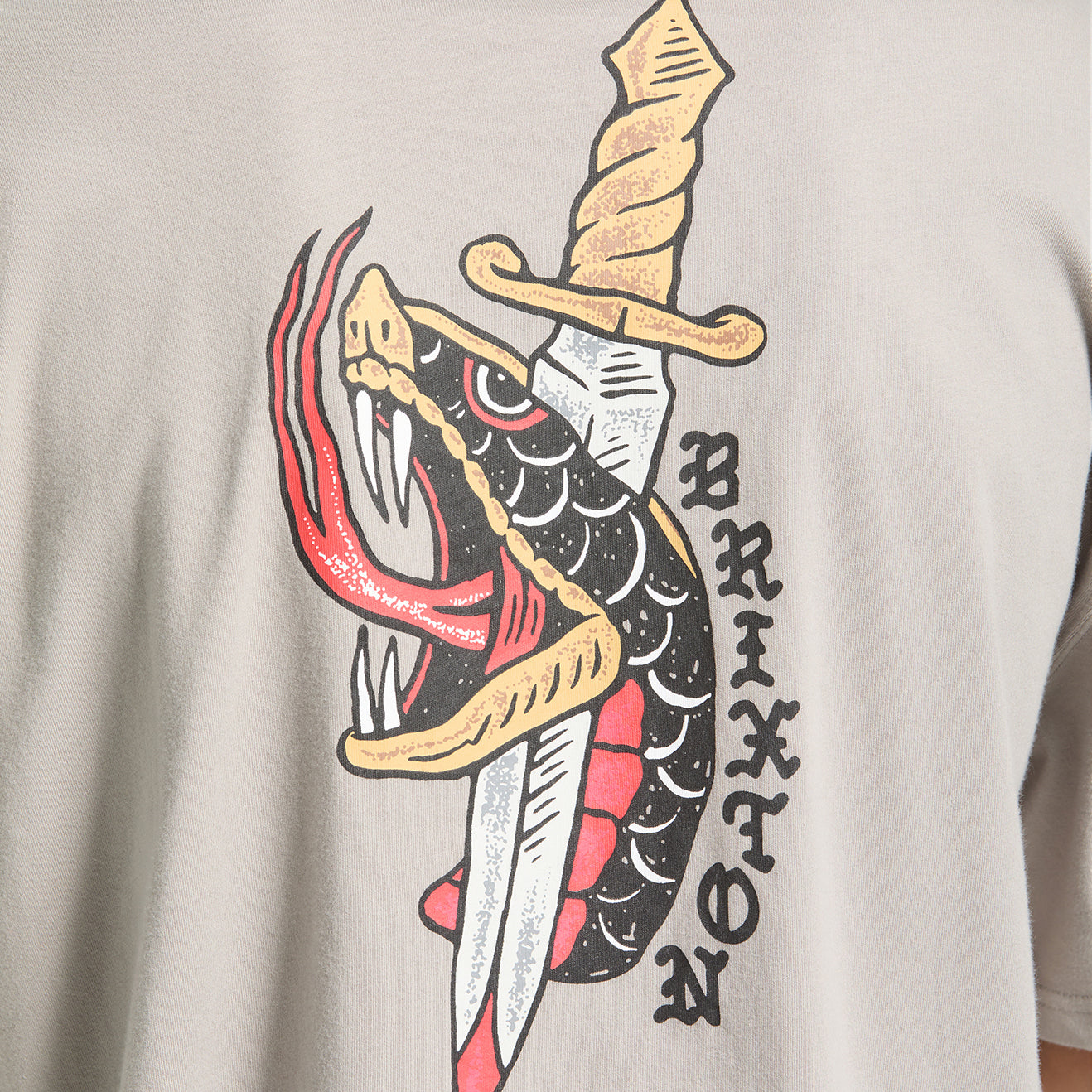 SWORD S/S BOXED CROP - PEBBLE STONE