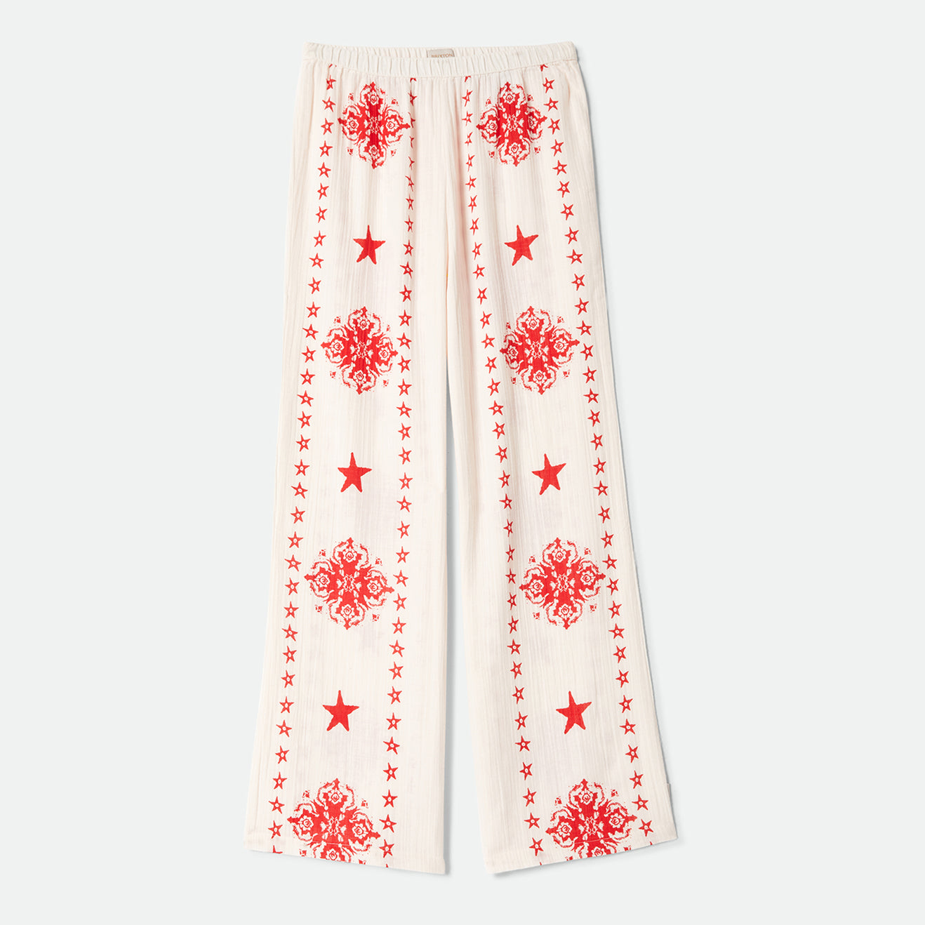 THE LOLA LOUNGE PANT - OFF WHITE TILE