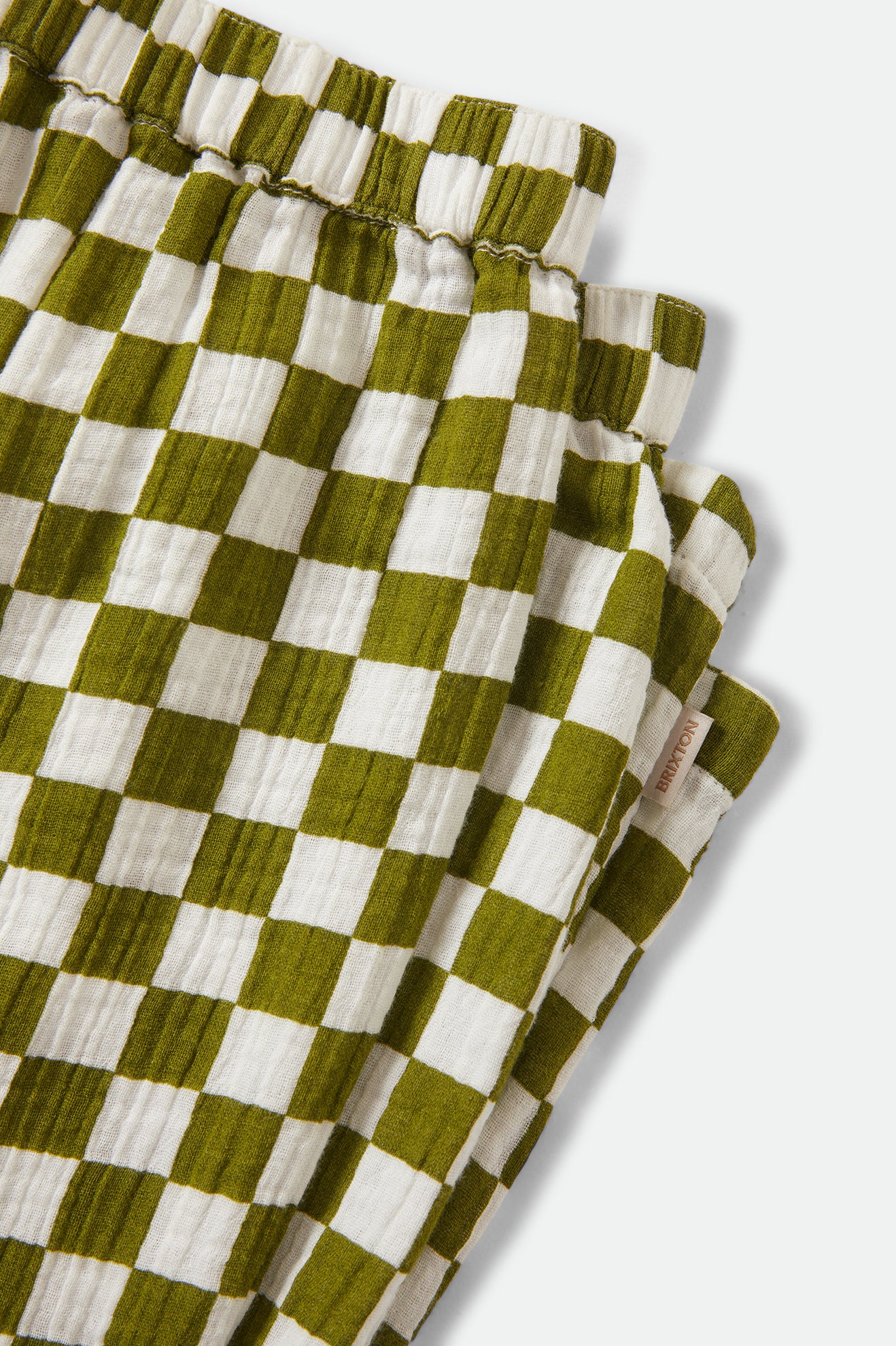 THE LOLA LOUNGE PANT - SUBLIME GREEN CHECKERBOARD