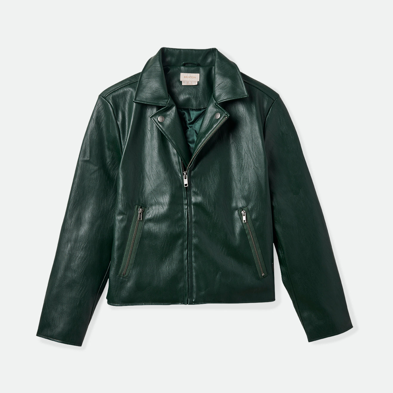 THE MOTO VEGAN LEATHER JKT-PINE NEEDLE