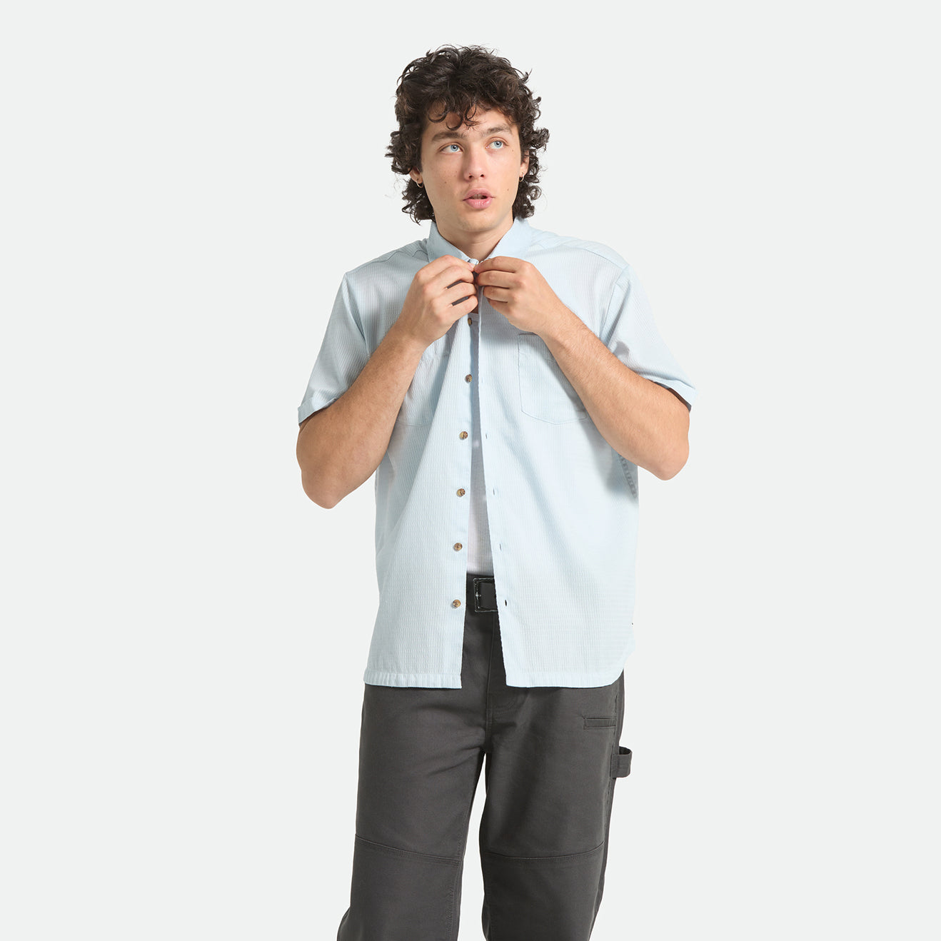 THE VINTAGE S/S WVN - BLUE AURA