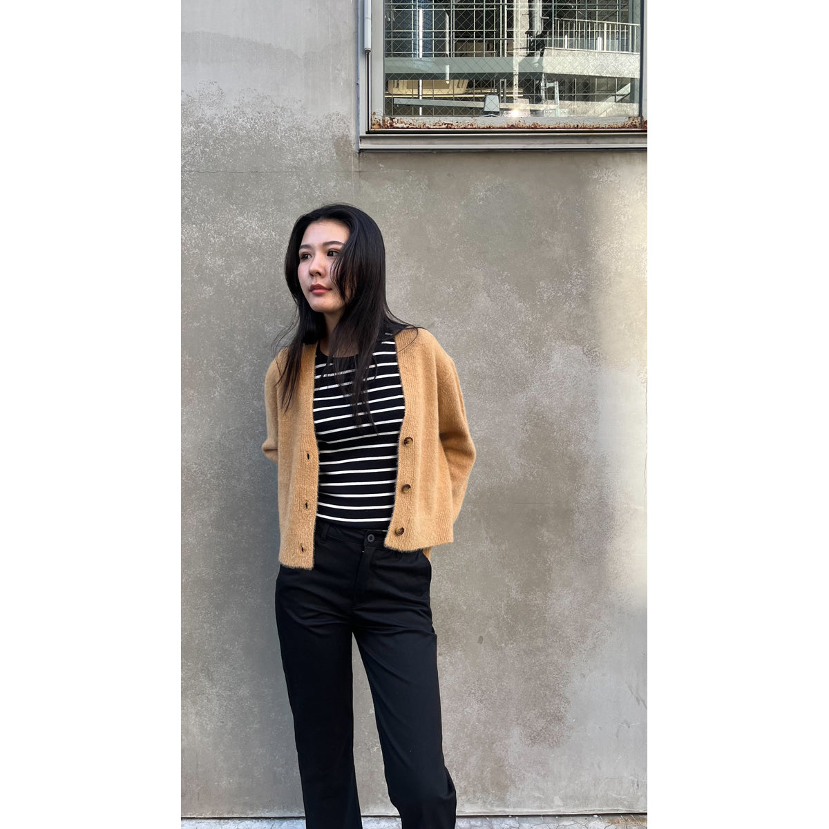 TOWN CARDIGAN-ICED COFFEE