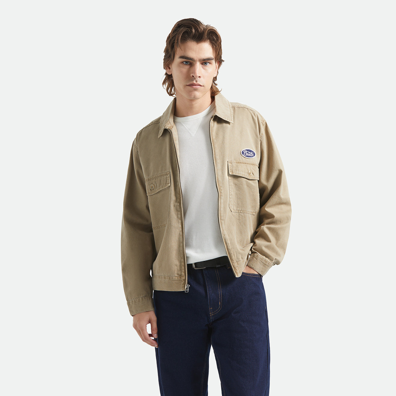 TRADEMARK LW GARAGE JKT - WASHED KHAKI