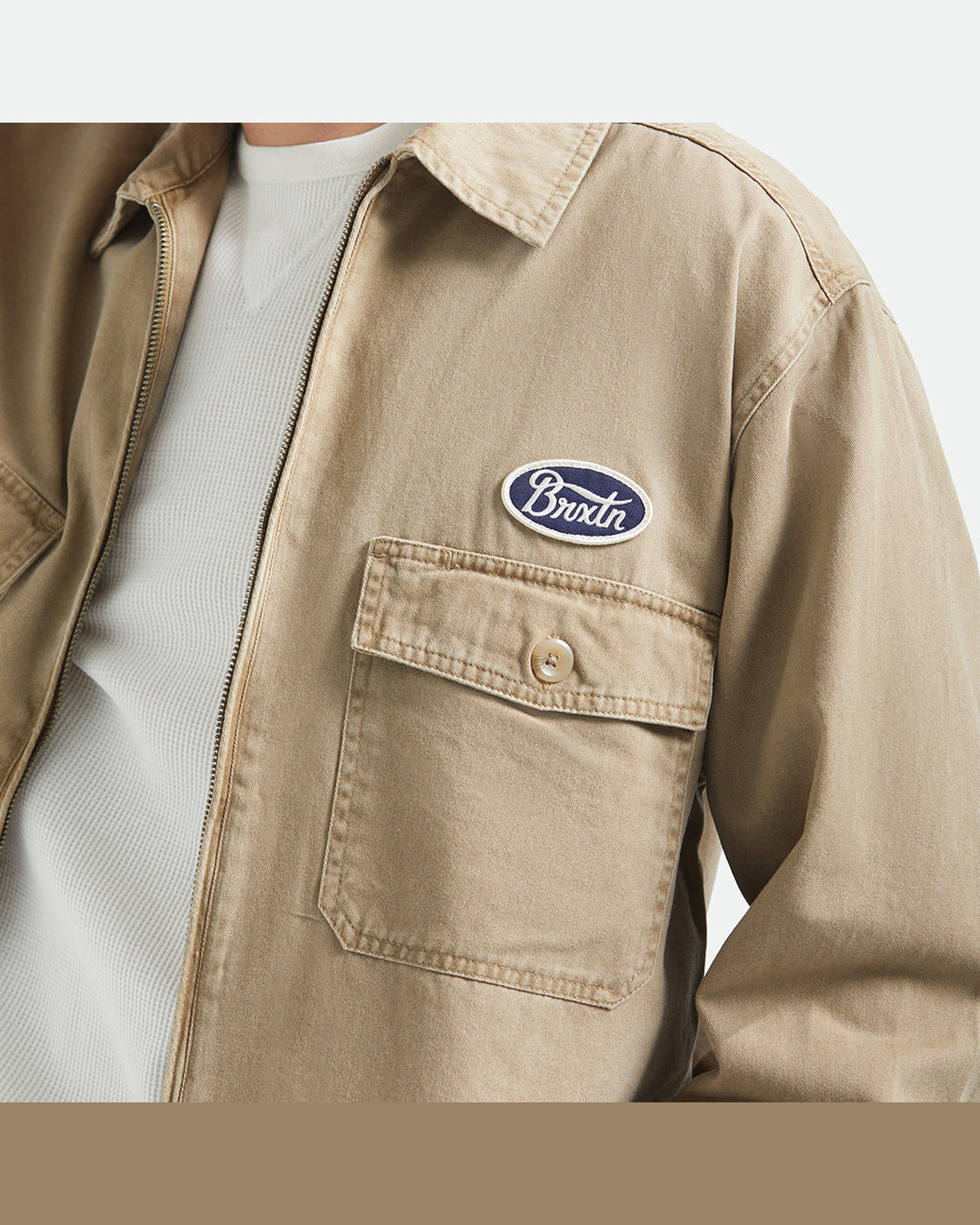 TRADEMARK LW GARAGE JKT - WASHED KHAKI