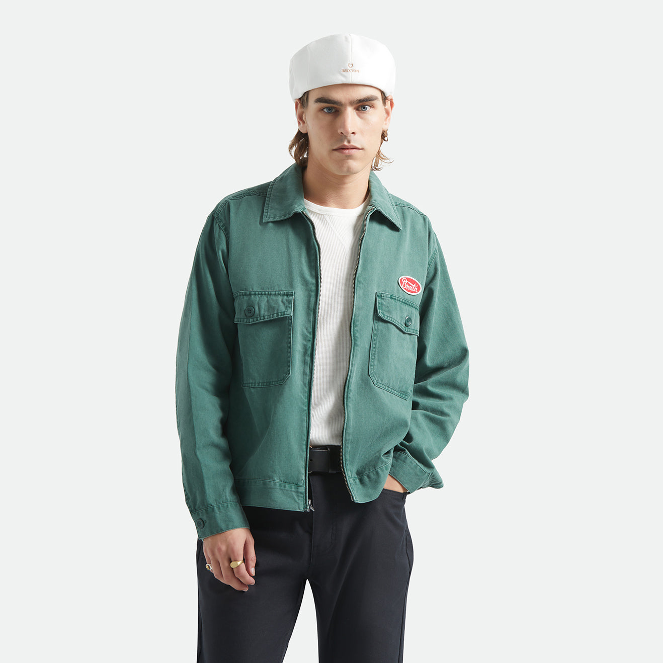 TRADEMARK LW GARAGE JKT - WASHED PRIMAL GREEN