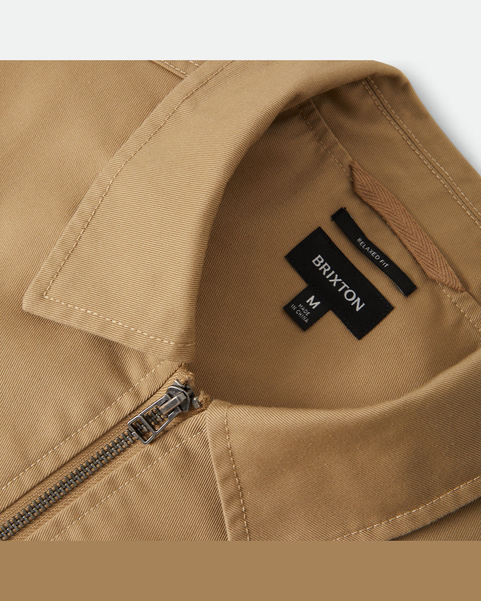 TRADEMARK LW GARAGE ZIP JACKET - BRITISH KHAKI