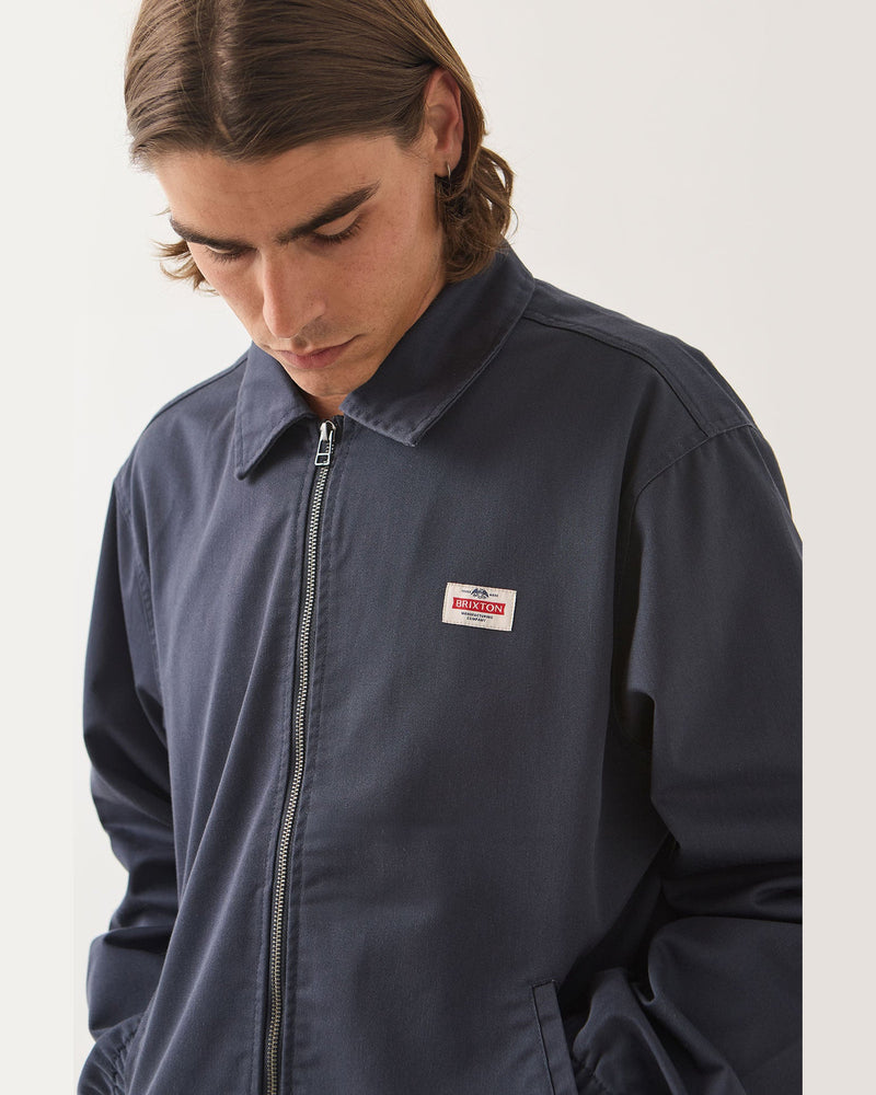 TRADEMARK LW GARAGE ZIP JACKET - WASHED NAVY