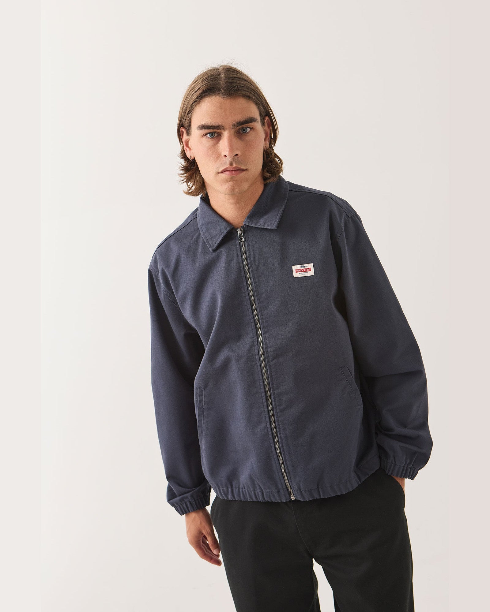 TRADEMARK LW GARAGE ZIP JACKET - WASHED NAVY