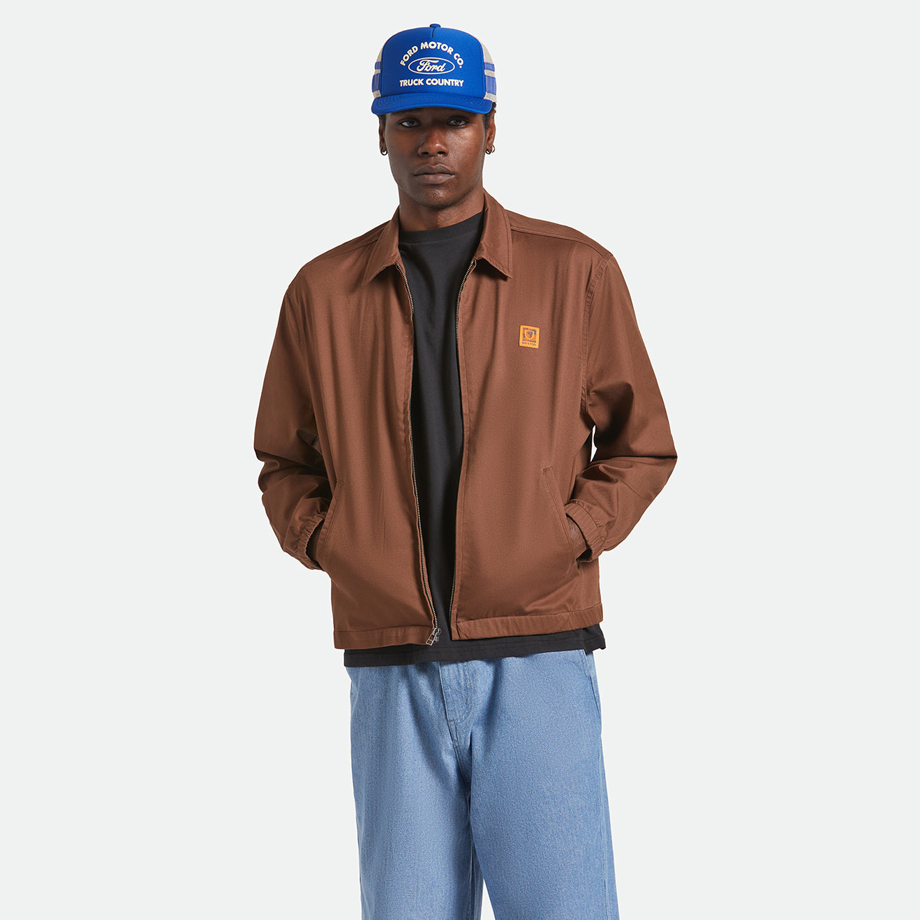 UNION RELAXED HARRINGTON JKT - PINECONE BROWN