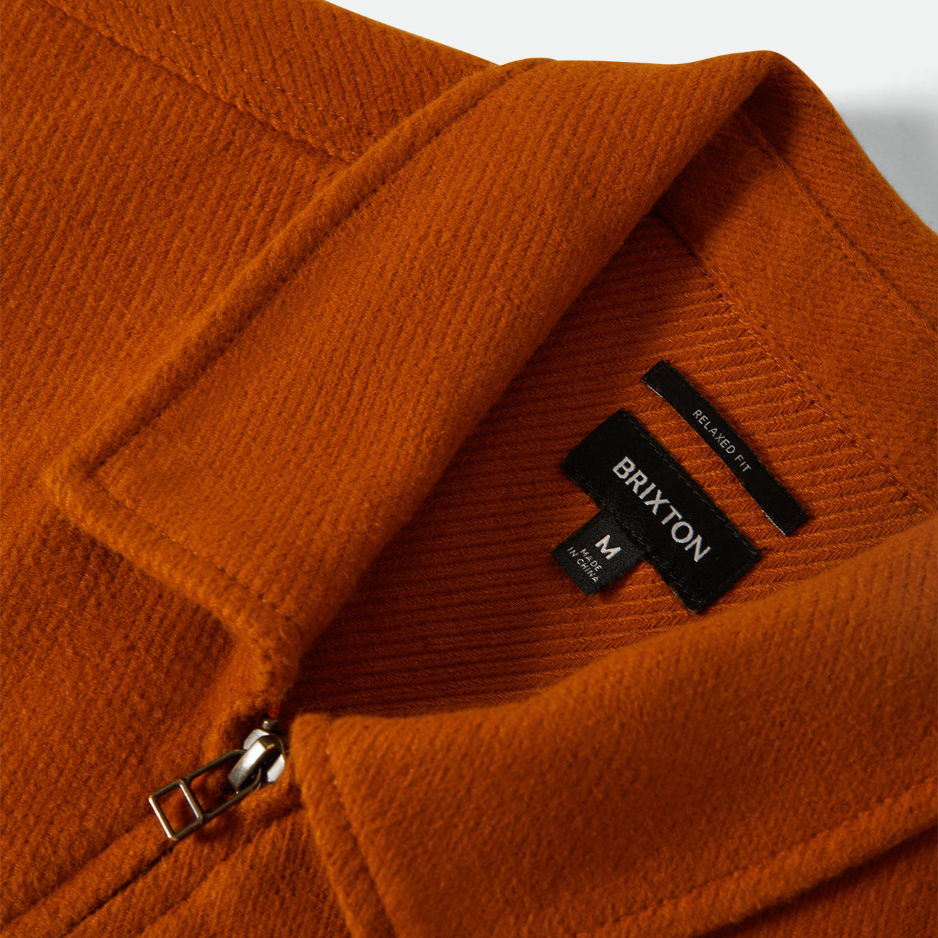 UNION ZIP FLANNEL - RUSTIC CARAMEL