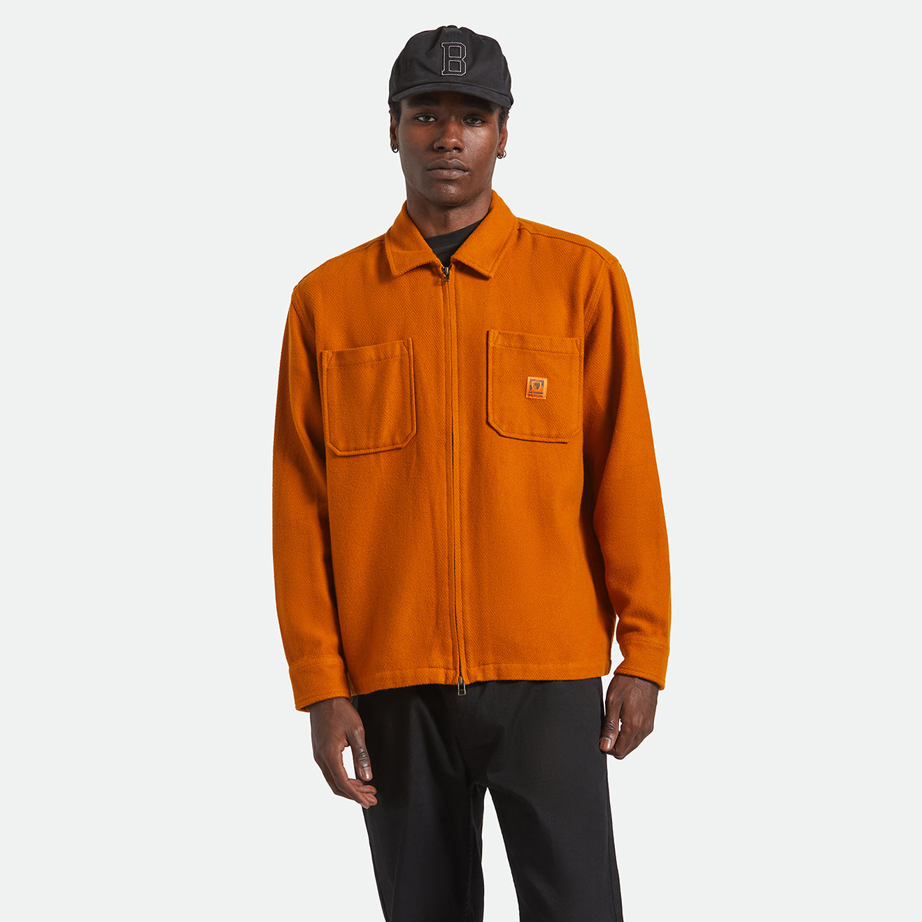 UNION ZIP FLANNEL - RUSTIC CARAMEL