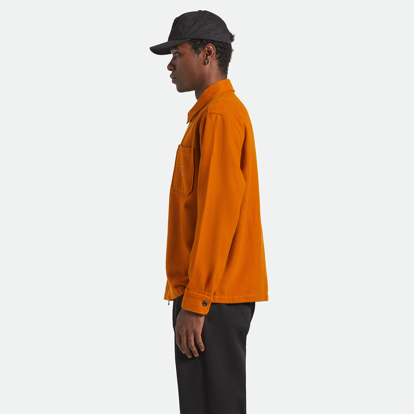 UNION ZIP FLANNEL - RUSTIC CARAMEL