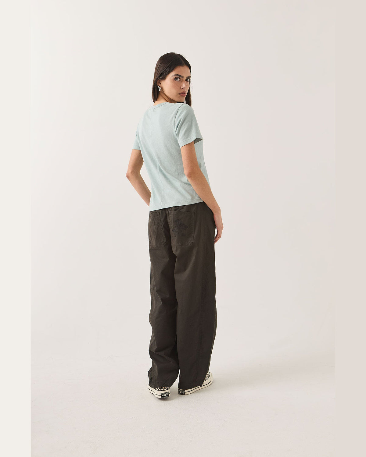 UTILITY EVERYDAY BARREL PANT - WASHED BLACK