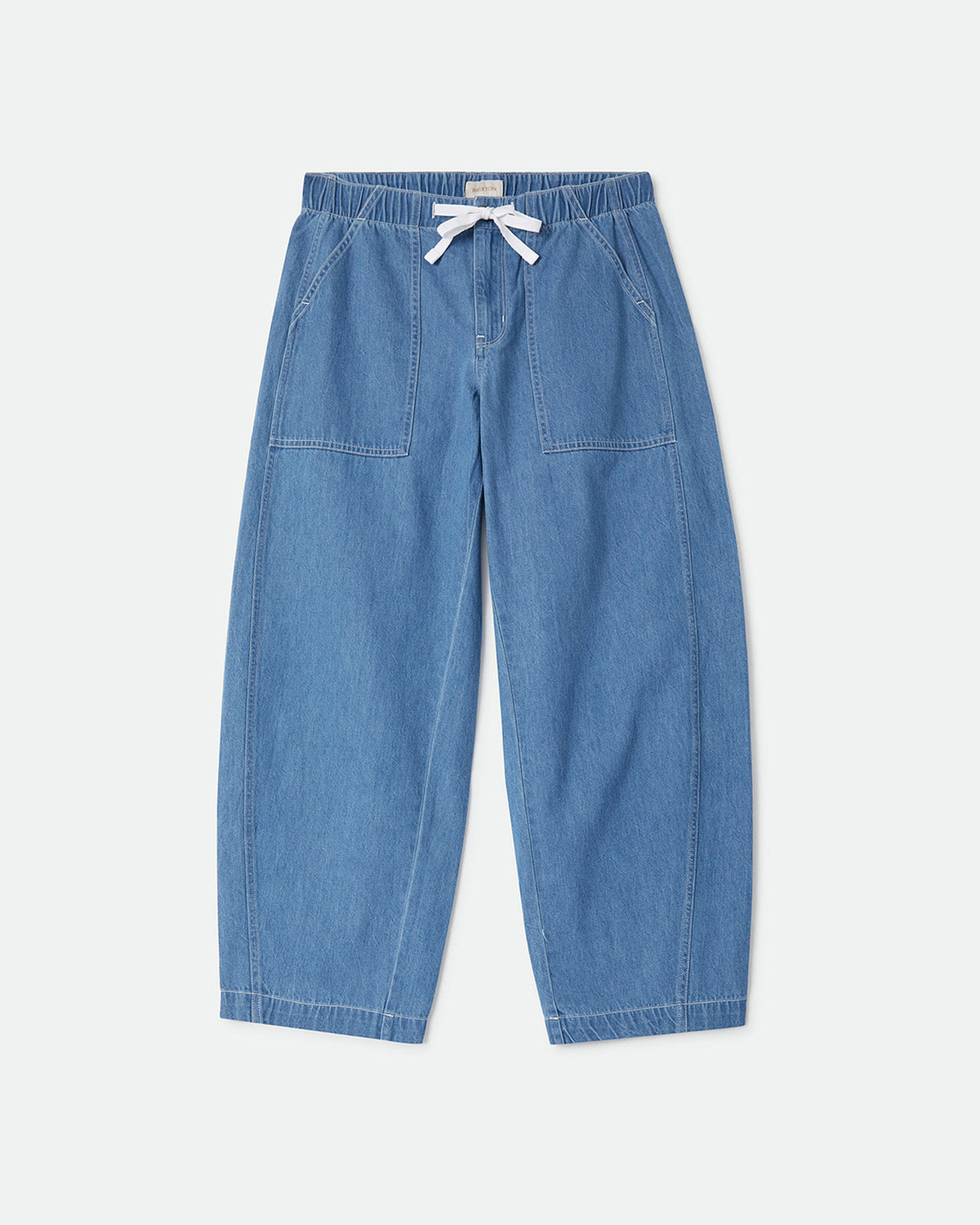UTILITY EVERYDAY BARREL PANT - LIGHT STONE WASH