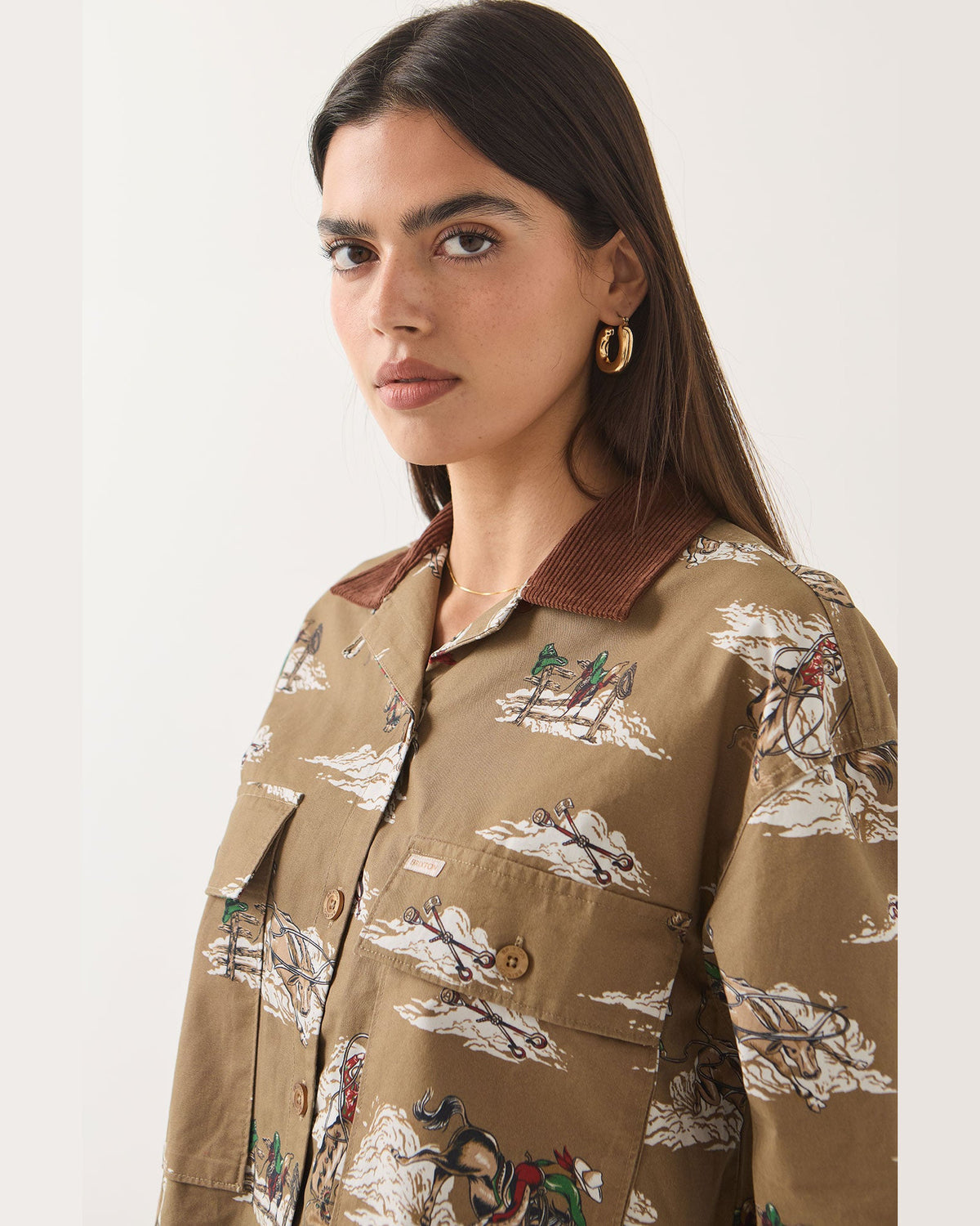 UTOPIA OVERSHIRT - MID CENTURY COWBOY PRINT