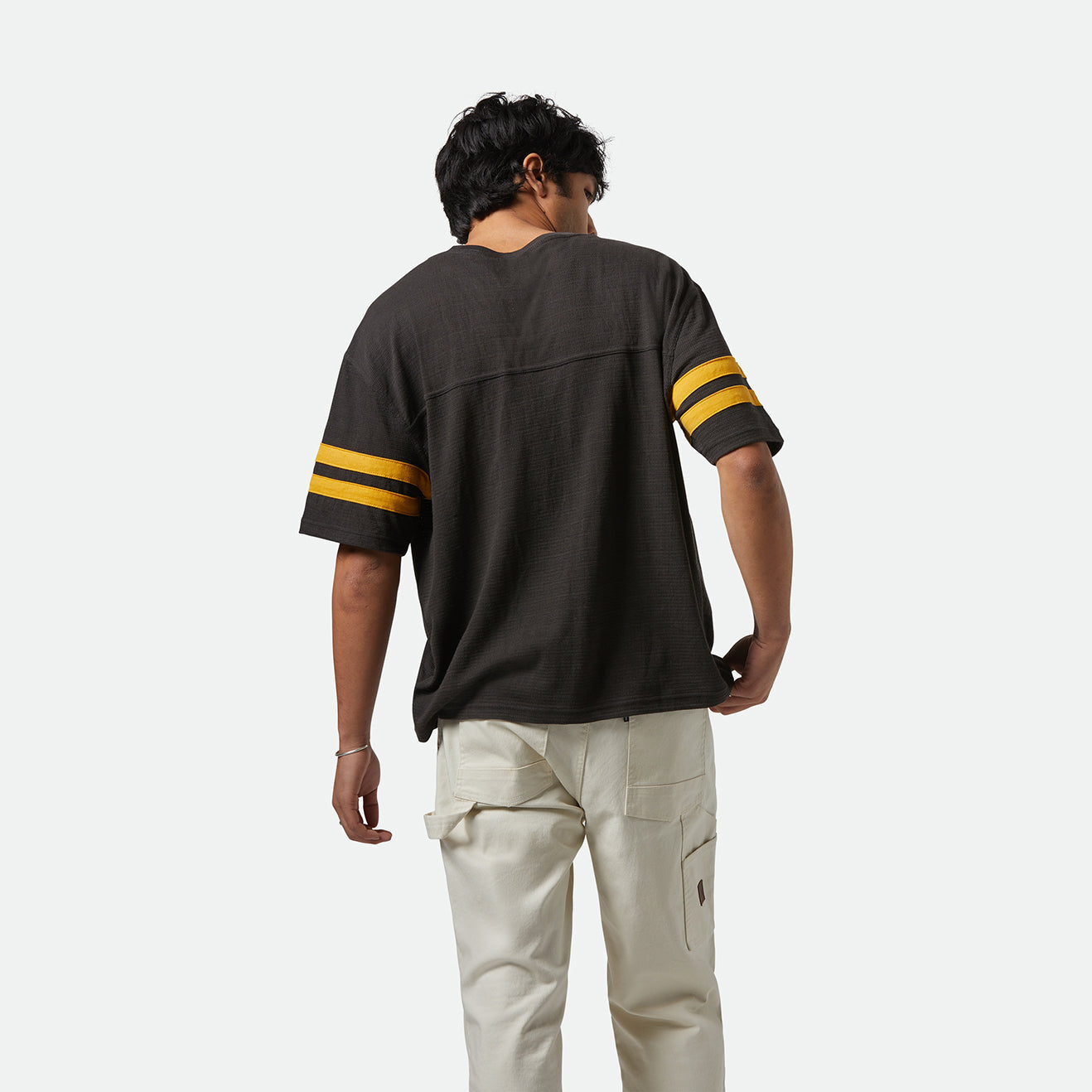 VINTAGE FOOTBALL MESH JERSEY - WASHED BLACK/RAY FLOWER