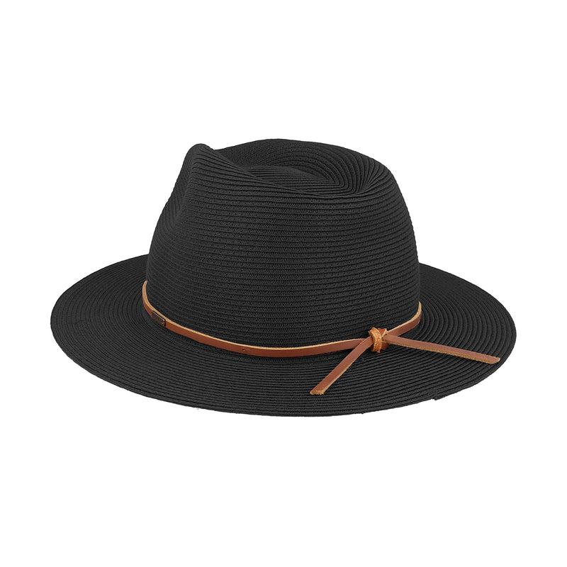 WESLEY STRAW PACKABLE FEDORA