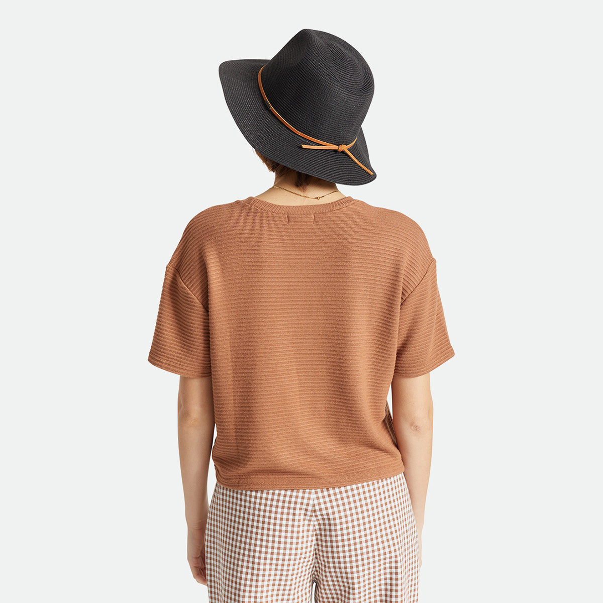 WESLEY STRAW PACKABLE FEDORA