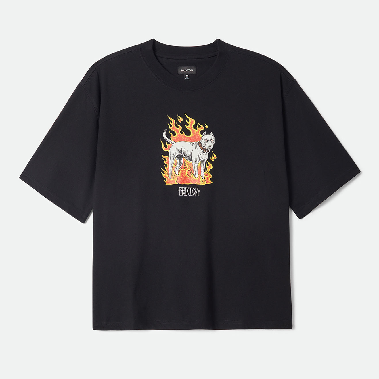 WILSHRE S/S BOXED CROP - BLACK