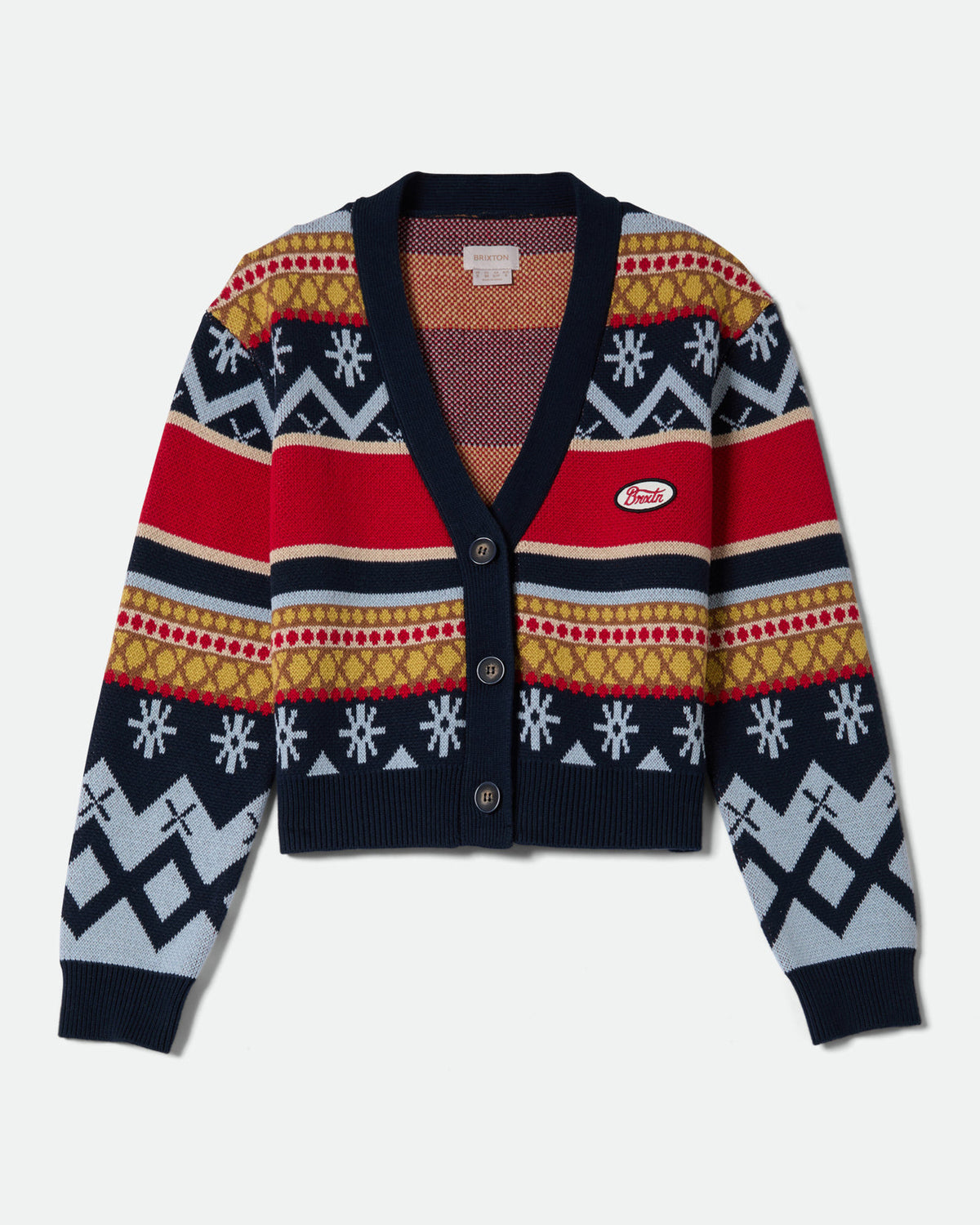 WINTER RACING CARDIGAN - MULTI RACING STRIPE